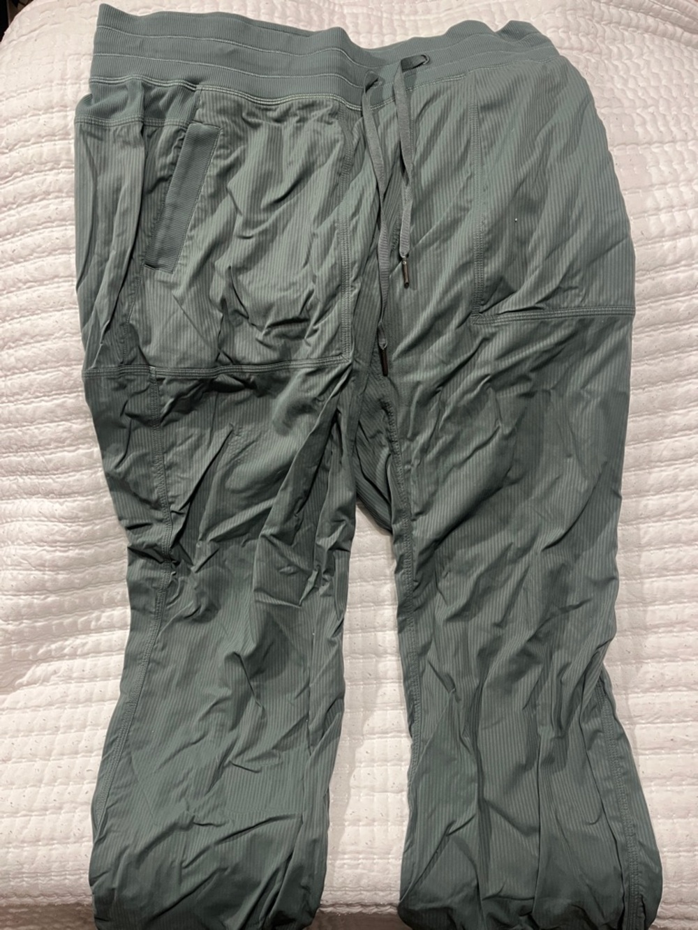 lululemon athletica Sage Green Ribbed Jogger Pants